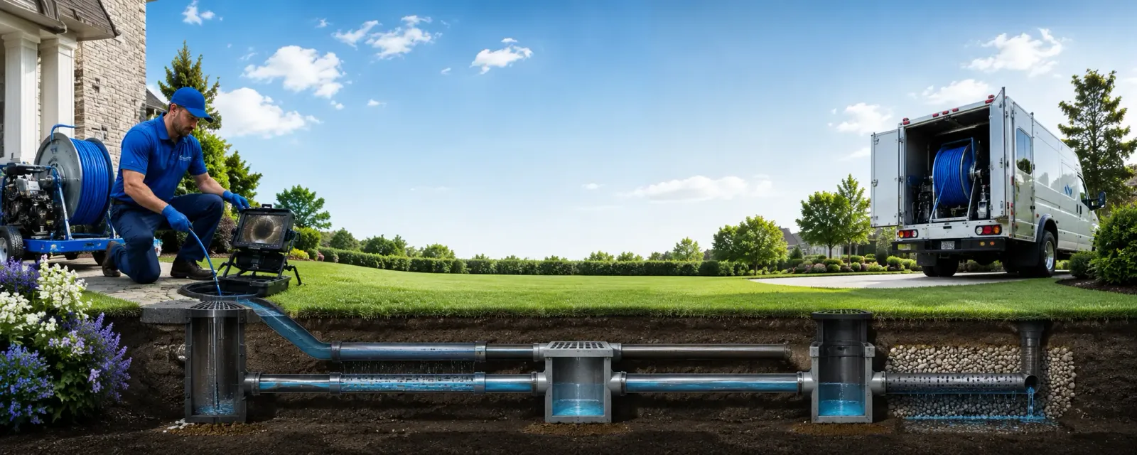 Outdoor drain cleaning information for Frohna, MO